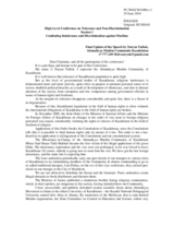 Statement by Mr. Nurym Taibek