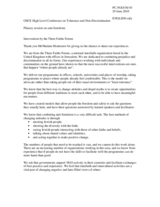 Intervention by the Three Faiths Forum