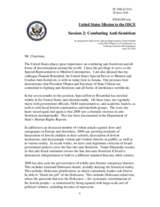 Statement by Special Representative Farah Pandith