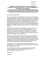 Statement by Ms. Suzette Bronkhorst