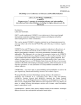 Statement by Mr. Philippe Kridelka