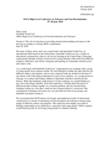 Statement by Ms. Hafsa Arain