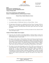 Statement by Western Thrace Minority University Graduates Association