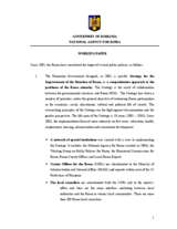 Romania - National Agency for Roma: Working Paper