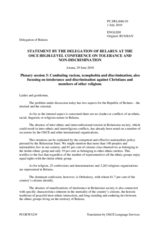 Statement by Belarus