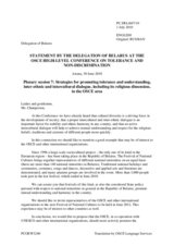 Statement by Belarus