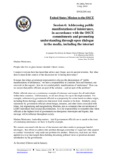 Statement by the United States of America