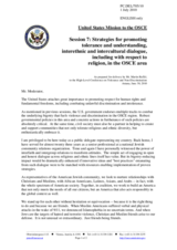 Statement by the United States of America