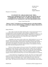 Statement by Luxembourg