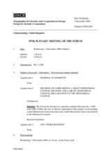 Journal of the 597th Plenary Meeting of the Forum for Security Co-operation