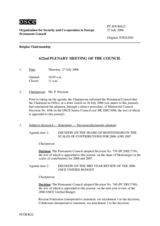 Journal of the 622nd Plenary Meeting of the Permanent Council