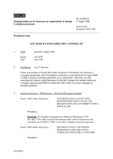 Journal of the 622nd Plenary Meeting of the Permanent Council (it)