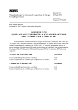 Permanent Council Decision No. 739 (it)