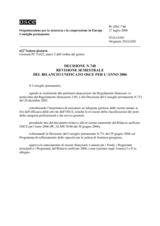 Permanent Council Decision No. 740 (it)