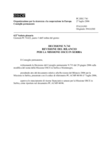 Permanent Council Decision No. 741 (it)