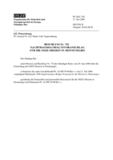 Permanent Council Decision No. 742 (de)