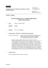 Journal of the 624th Special Plenary Meeting of the Permanent Council  (fr)