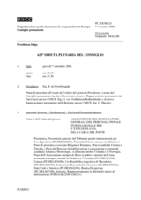 Journal of the 623rd Plenary Meeting of the Permanent Council (it)