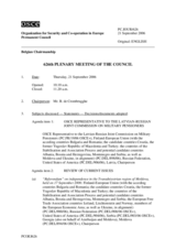 Journal of the 626th Plenary Meeting of the Permanent Council