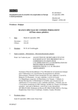 Journal of the 627th Special Plenary Meeting of the Permanent Council (fr)