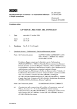 Journal of the 630th Plenary Meeting of the Permanent Council (it)