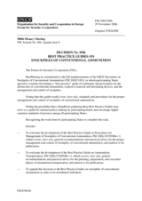 Forum for Security Co-operation Decision No.9/06