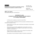 Forum for Security Co-operation Decision No.11/06 (fr)