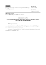 Permanent Council Decision No.778 (it)