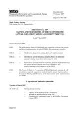 Forum for Security Co-operation Decision No.3/07