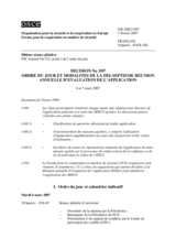 Forum for Security Co-operation Decision No.3/07 (fr)