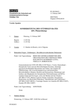 Journal of the 651st Special Plenary Meeting of the Permanent Council (de)