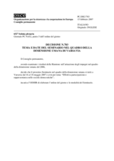 Permanent Council Decision No.783 (it)