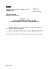 Permanent Council Decision No.785