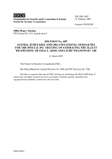 Forum for Security Co-operation Decision No. 4/07