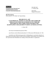 Forum for Security Co-operation Decision No. 4/07 (de)