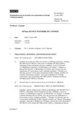 Journal of the 657th Plenary Meeting of the Permanent Council (fr)