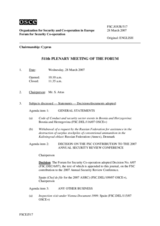 Journal of the 511th Plenary Meeting of the Forum for Security Co-operation