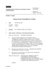 Journal of the 659th Plenary Meeting of the Permanent Council (fr)