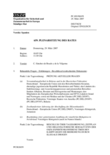 Journal of the 659th Plenary Meeting of the Permanent Council (de)