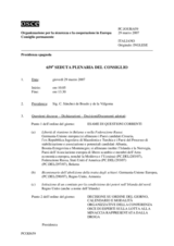 Journal of the 659th Plenary Meeting of the Permanent Council (it)