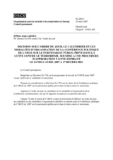 Permanent Council Decision No. (under a silence procedure) (fr)