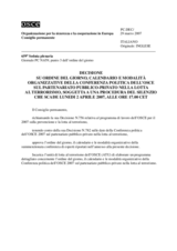 Permanent Council Decision No. (under a silence procedure) (it)