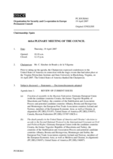 Journal of the 661st Plenary Meeting of the Permanent Council