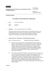 Journal of the 661st Plenary Meeting of the Permanent Council (it)