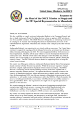 Statement by the German Presidency of the European Union in response to the Minister for Foreign Affairs of Ukraine, H.E. Arseniy Yatsenyuk