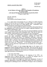 Statement by the Minister of Foreign Affairs of Kazakhstan, H.E. Marat Tazhin