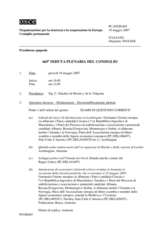 Journal of the 665th Meeting of the Permanent Council (it)