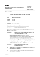 Journal of the 668th Meeting of the Permanent Council