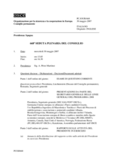 Journal of the 668th Meeting of the Permanent Council (it)