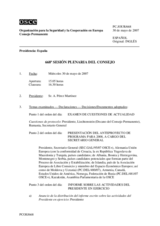 Journal of the 668th Meeting of the Permanent Council (es)